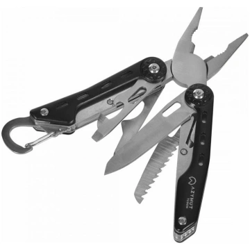 AZYMUT Turon Multitool - 10 tools + carabiner + be