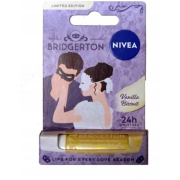 Lūpu balzams Nivea Bridgerton Edition Vanilla Bisc