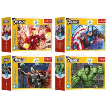 TREFL AVENGERS Mini puzle, 54 gab