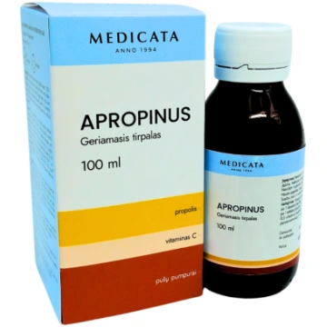 "Apropinus" propolisa ūdens ekstrakts ar augiem un