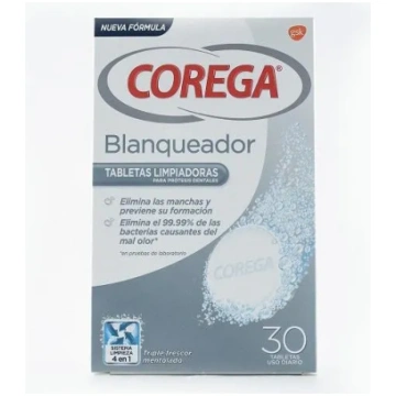 Gsk Corega™ Blanqueador 30 Tabletas Efervescent » 