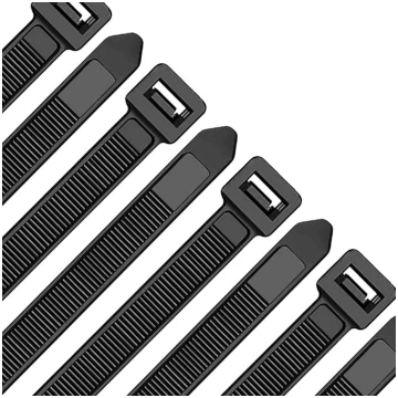 Oksdown Kabeļu saites melnas 250 mm x 7,6 mm, 1000