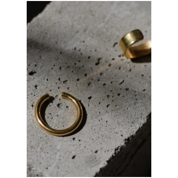 Line Gold Plated Ear Cuff