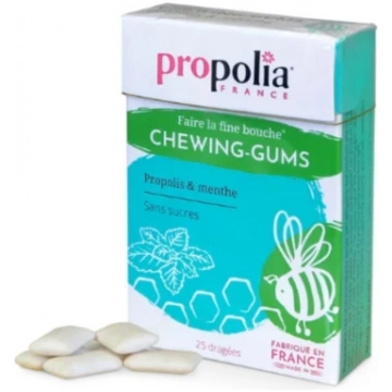 Košļājamā gumija Propoliss, piparmētra un ksilīts,