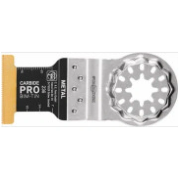 Fein E-Cut Carbide Pro iegremdēšanas zāģa asmens. 