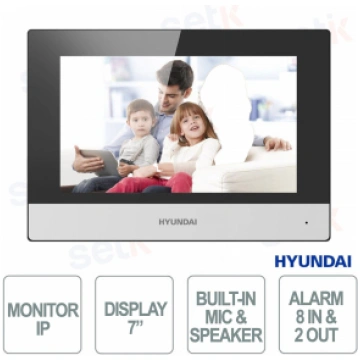 Hyundai 7" Touch Screen WiFi 2-Wire IP Video Inter