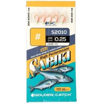 Mopcкaя cиcтeмa Golden Catch Aji Sabiki S2010 *8 p