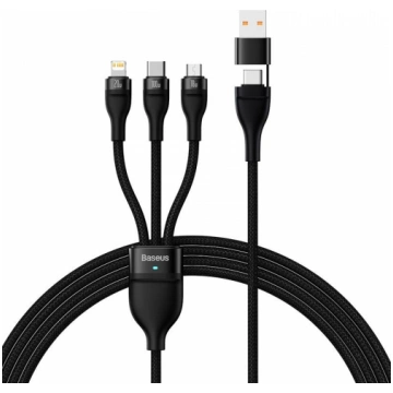 3in1 USB cable Baseus Flash Series 2, USB-C + micr