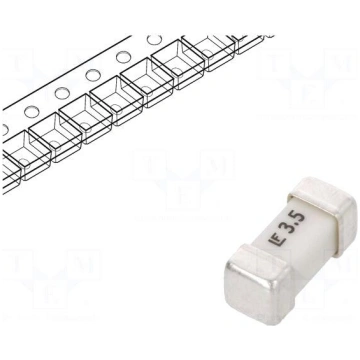 Fuse: fuse | quick blow | 3.5A | 250V | SMD | cera