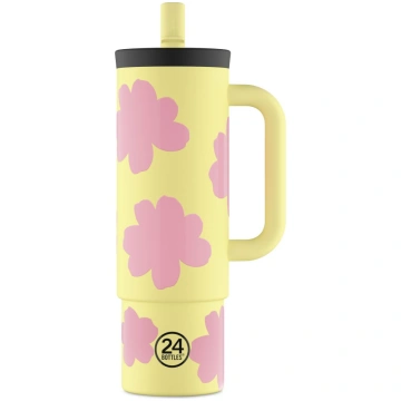 Termokrūze Straw Mocha, 800 ml 24Bottles