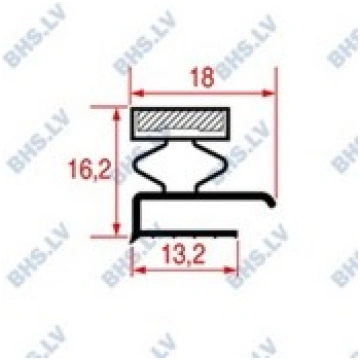 MIDDLE EDGED GASKET L2004 LENGTH 2000 mm LF L31868