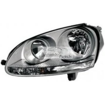 VW Golf 03-09 lukturis R H7+H7 ar motoriņu, pelēks