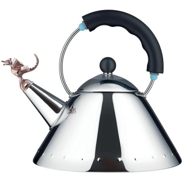 Tējkanna Tea Rex 9093 vara pūķis melns rokturis ie