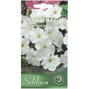 Petūnijas Snow Ball sēklas 0.1gr Sēkluva