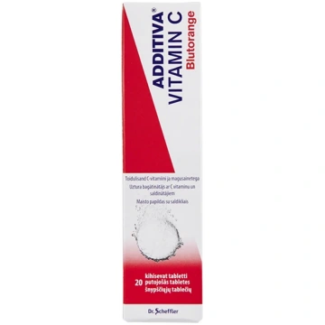Additiva C vitamīns Blutorange, 20 tabletes