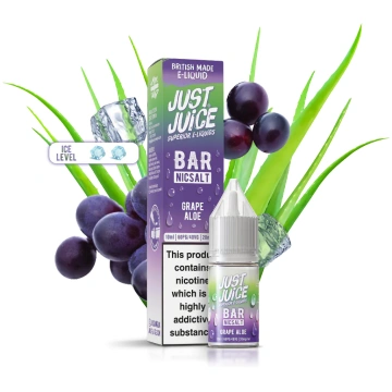 Just Juice Bar Grape Aloe 10ml Nic Salt - Juicy, R