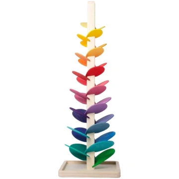 Rainbow Wooden Tree Toy - muzikāla sensorā rotaļli