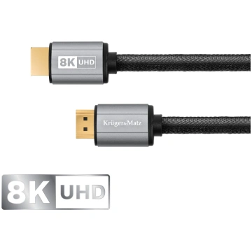 Kruger&matz HDMI-HDMI 2.1 kabelis 8K 0,9 m Kruger 