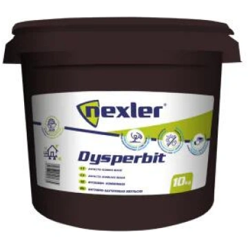 Nexler Dysperbit Ūdens bāzes bituma mastika, 10kg 