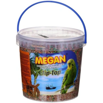 Barība viļņotajiem papagaiļiem Megan, 770 g