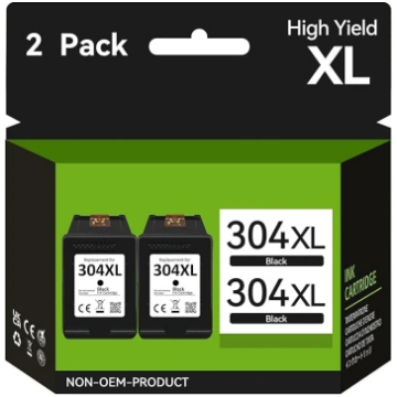 Drukas kasetnes 304, 304XL saderīgas ar HP 304 mel