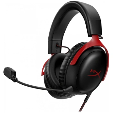 Vadu spēļu austiņas HyperX Cloud III Red 727A9AA, 