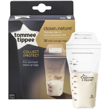 TOMMEE TIPPEE piena uzglabāšanas maisiņi 36gb., 42