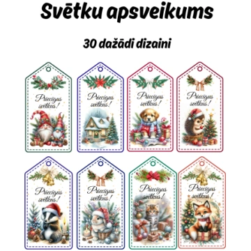 Svētku apsveikums - Mācību materiāli Pirmsskola