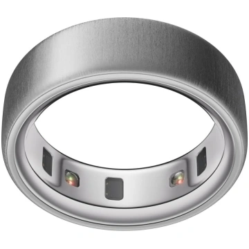 Oura Ring 4 viedais gredzens, matēts sudrabs - 7