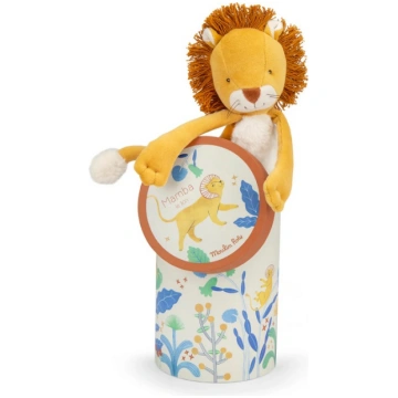 Peluche leone in scatola regalo