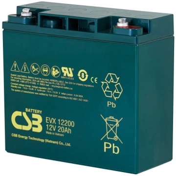 Akumulators 12V 20Ah Pb CSB CSB Battery