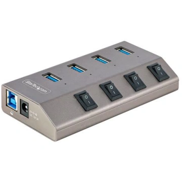 StarTech.com 4-Port Self-Powered USB-C Hub with In