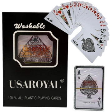 Plastikāta spēļu kārtis pokeram / Kāršu komplekts,