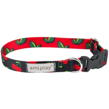 Amiplay regulējama apkakle Be Happy Cherry, M