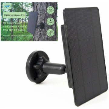 PNI ® Saules panelis ar 6V un 12V izeju, 3W, 5200 