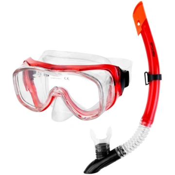 Snorkelēšanas komplekts: panorāmas maska + snorkel