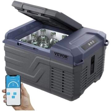 VEVOR 12V auto ledusskapis, pārnēsājams 9L vienzon