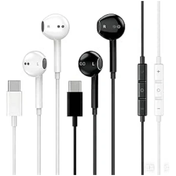 USB C tipa austiņas iPhone 17 16 15 C tipa austiņa