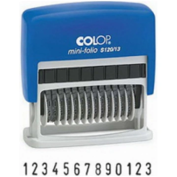 Zīmogs COLOP numerators S120/13 Mini-Folio 03(cipa