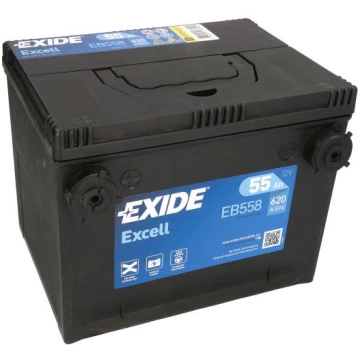 Akumulators 55Ah 620A 12V Exide Excell USA