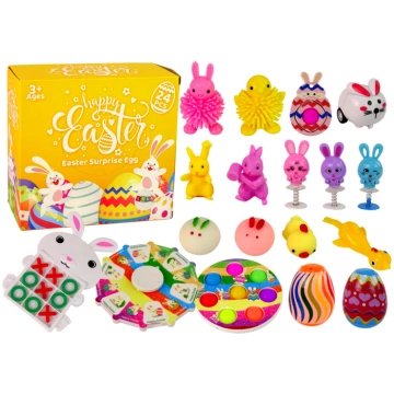 Sensorā rotaļlieta, komplekts Lean Toys Happy East