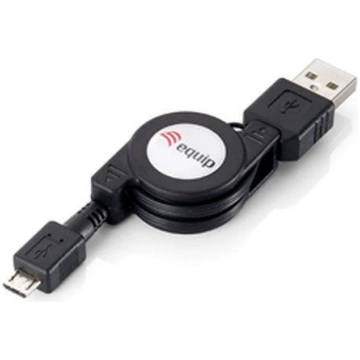 Equip micro USB 2.0 cable AM - MBM5P 1m black retr
