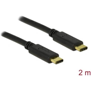 Delock USB 2.0 cable Type-C to Type-C 2 m 3 A | 83