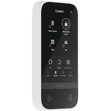 Ajax KeyPad TouchScreen bezvadu vadības tastatūra,