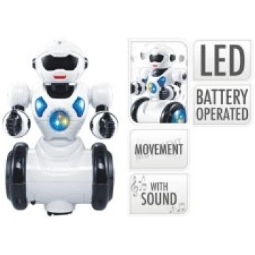 Free and Easy Rotaļlieta Robots ar skaņu un gaismu