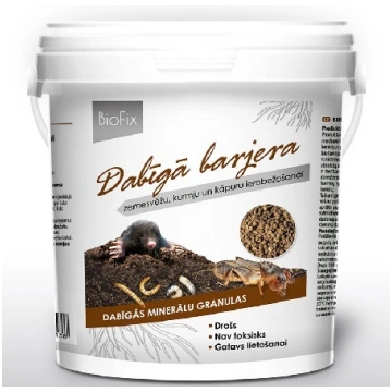 BIOFIX dabīgā barjera zemesvēžu/kurmju/kāpuru iero
