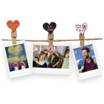 Fujifilm Instax Design Clips 10-Pack Heart ( 70100