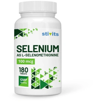 Selēns (L-Selēnmetionīns) 100 mcg, 180 tabletes St