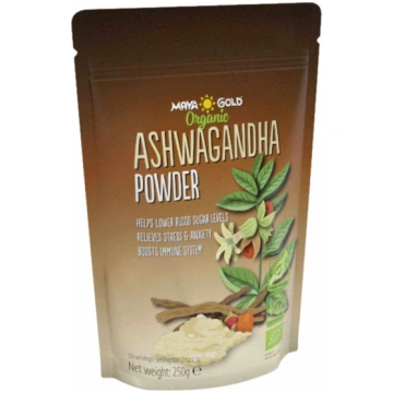 Ašvagandas pulveris BIO ( Ashwagandha ), MAYA GOLD
