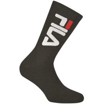 Garās sporta tenisa zeķes FILA F9598 melnas, 2 pār